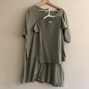 Foothill Fawn Mommy and Me T-shirt dresses